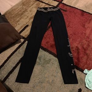 XS leggings Gold and Black